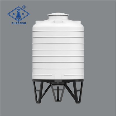 1噸塑料錐底水箱 1立方PE錐底儲罐